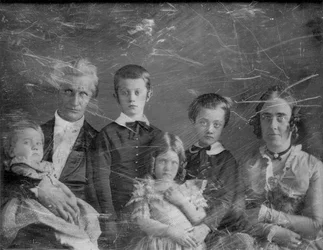Portrait of Reverend Artemus and Family